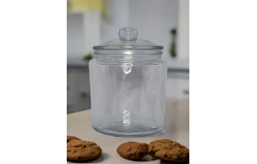 Pojemnik szklany słój hermetyczny 1l Ciacho