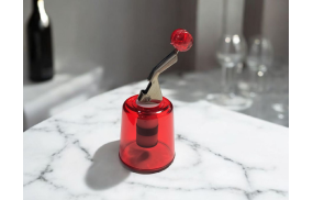 Korek wielorazowy z kapturkiem i otwieraczem *6354