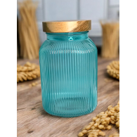 Sloik z drewnianym wieczkiem TURKUS 2,0l *5448