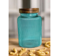 Sloik z drewnianym wieczkiem TURKUS 3,0l *5431