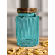 Sloik z drewnianym wieczkiem TURKUS 3,0l *5431