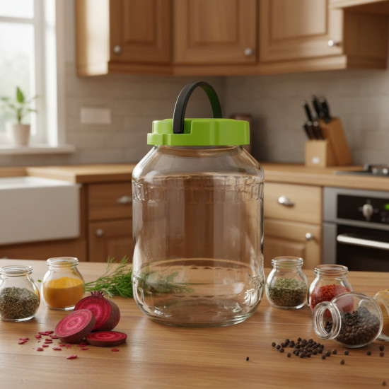 Słoik 2,65l + wieczko plastikowe