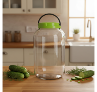 Słoik 4,25l + wieczko plastikowe