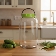 Słoik 4,25l + wieczko plastikowe