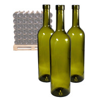Butelka na wino Oliwka 0,75L - paleta 1120 szt.