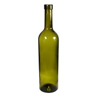 Butelka na wino Oliwka 0,75L + korek gratis -1 szt.