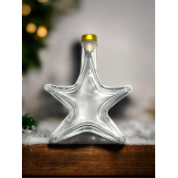 Butelka gwiazdka 0,2l 200ml butelka na prezent święta +korek *8271