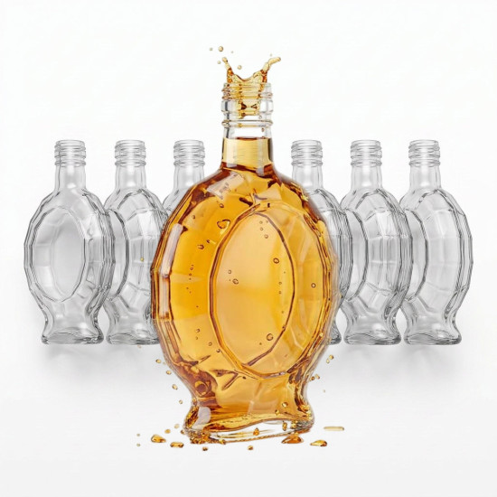 Butelka szklana Medalion 0,25l 250ml - 5szt. *2903 Butelka szklana Medalion 0,25l 250ml - 5szt. *2903