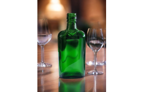 Butelka szklana płaska 0,25 l 250ml.