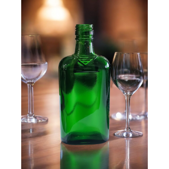 Butelka szklana płaska 0,25 l 250ml. Butelka szklana płaska 0,25 l 250ml.