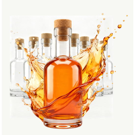 Butelka szklana Tadek 0,25l 250ml - 5szt *2927