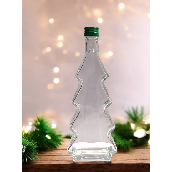 Butelka szklana CHOINKA 500ml 0,5l Butelka szklana CHOINKA 500ml 0,5l
