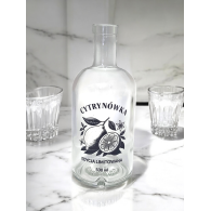 Butelka TADEK 0,5l 500ml butelka na prezent cytrynówka +korek *8240