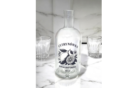 Butelka TADEK 0,5l 500ml butelka na prezent cytrynówka +korek *8240