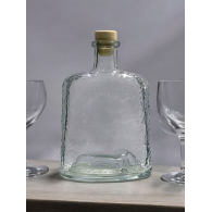 Butelka szklana LODOWA 500ml 0,5l PŁASKA +korek *7960