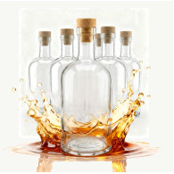 Butelka szklana Tadek 0,5l 500ml - 5szt *2934