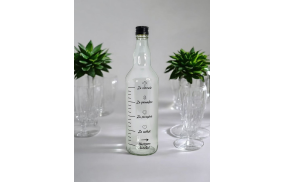 Butelka monopolowa 700 ml z nadrukiem + zakrętka