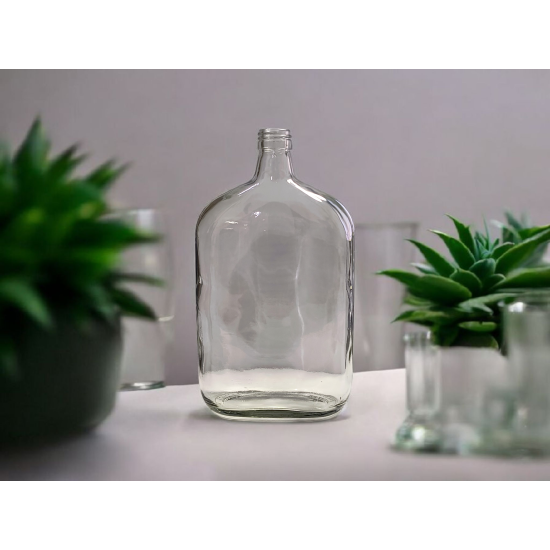 Butelka piersiówka 1,0l 1000ml płaska