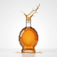 Butelka szklana Medalion 0,25l 250ml - 1szt. *2903