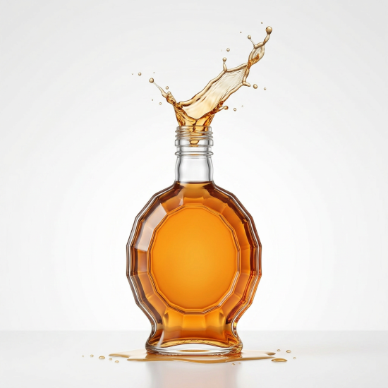 Butelka szklana Medalion 0,25l 250ml - 1szt. *2903 Butelka szklana Medalion 0,25l 250ml - 1szt. *2903