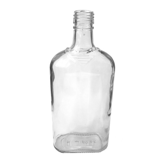 Butelka piersiówka 0,5l płaska +zakrętka