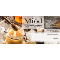 Etykieta pszczelarska - 100 szt. Wzór 41