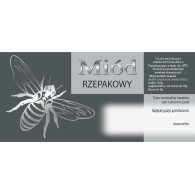 Etykieta pszczelarska - 100 szt. Wzór 44