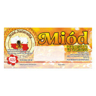 Etykieta pszczelarska - 100 szt. Wzór 10