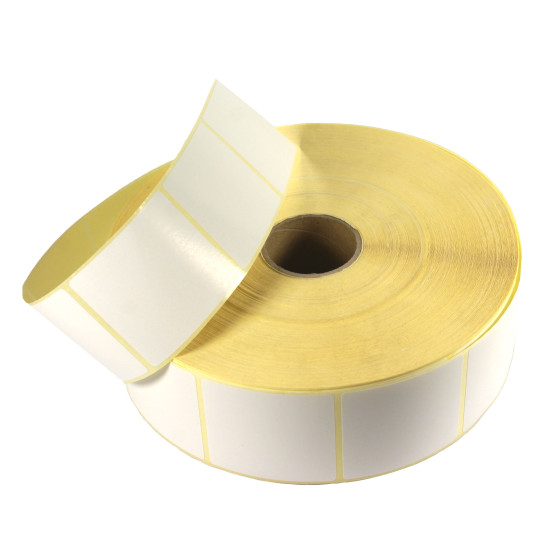 Etykiety samoprzylepne białe 50X55mm + GRATIS