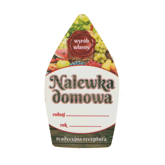 Etykiety  samoprzylepne "Nalewka" Mix 3 wzory - 10szt
