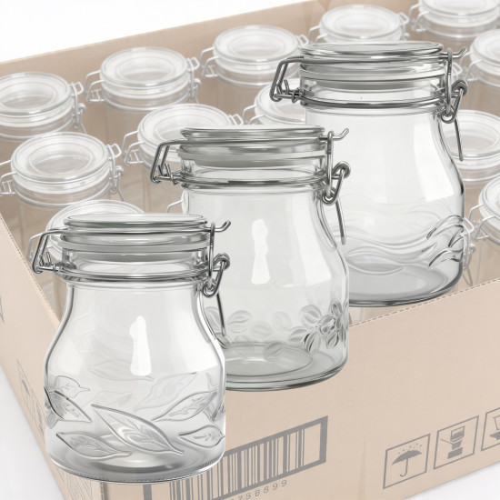 Słoik hermetyczny Comfort 790ml Mix - 50szt