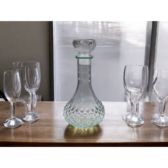 Karafka szklana dekoracyjna 0,5L 500ml *9174