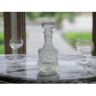 Karafka szklana zdobiona 0,7l 700ml *5445