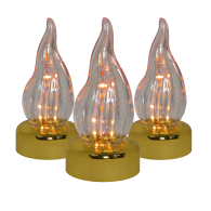 Wkład elektroniczny LED Płomień SMD złoty *6743