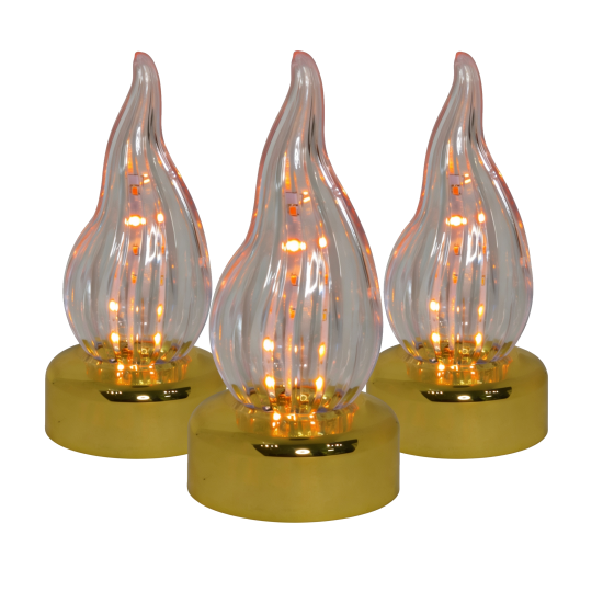 Wkład elektroniczny LED Płomień SMD złoty *6743 Wkład elektroniczny LED Płomień SMD złoty *6743