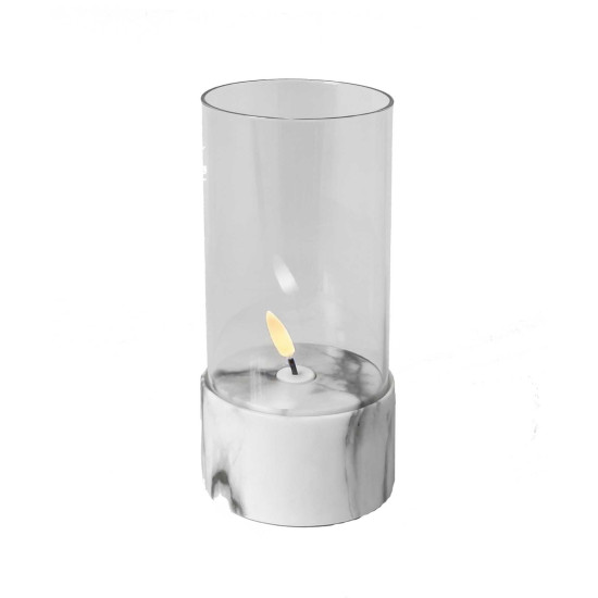 Świeca LED Marmurek z tubą 190 *8984 Świeca LED Marmurek z tubą 190 *8984