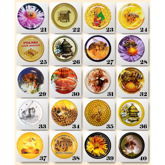 Słoik 0,815L 815ml + wieczka różne rodzaje - paleta 1264 szt.