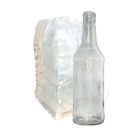 Butelka szklana 0,5l 500ml Linea - półpaleta 450 szt