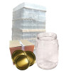 Słoik 0,72L 720ml Christel - paleta 1344 szt. + wieczko złote
