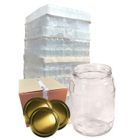 Słoik 0,72L 720ml Christel - paleta 1344 szt. + wieczko złote