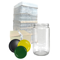 Słoik 0,72L 720ml  Franko - paleta 1344 szt. + wieczka kolor