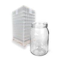 Słoik 0,9L 900ml  - paleta luz 1463 szt.