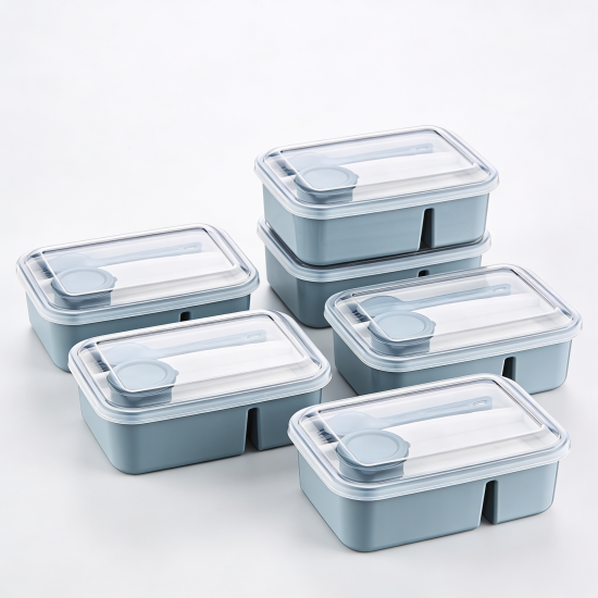 Pojemnik LunchBox 920ml +sztućce, pojemnik na sos *8522 Pojemnik LunchBox 920ml +sztućce, pojemnik na sos *8522