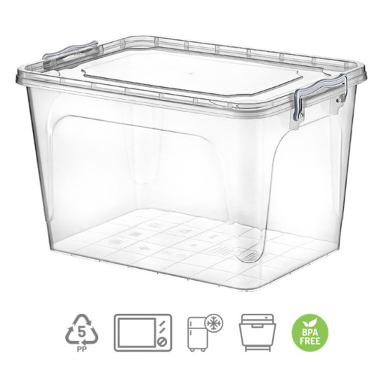Pojemnik MULTI BOX 30l PROSTOKĄT na ramki pszczelarskie *4146