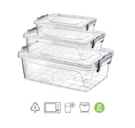 Pojemnik na żywność MULTI BOX PROSTOKĄT 3SZT *9691