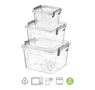 Pojemnik na żywność MULTI BOX 3 SZT KWADRAT *2012