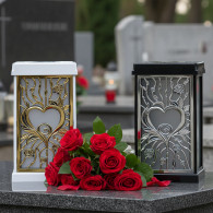 Znicz solarny Serce *0404