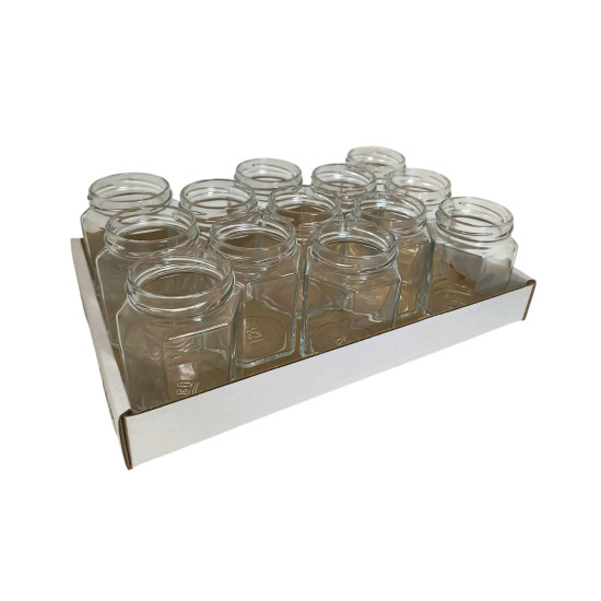 Słoik 0,2L 200ml sześciokąt 13szt.