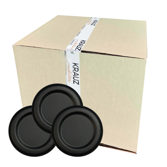 Wieczko fi 43 czarne mat - karton 3000 szt.