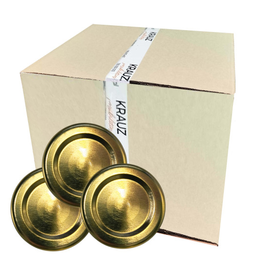 Wieczko fi 43 złote klik - karton 3000 szt.